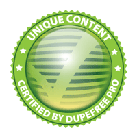 Content Certified Unique by DupeFree Pro!