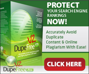 DupeFree Pro: Avoid Duplicate Content & Online Plagiarism!