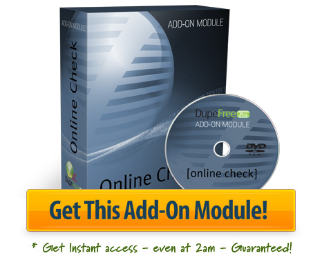 Get The Online Check Add-On Module Now!